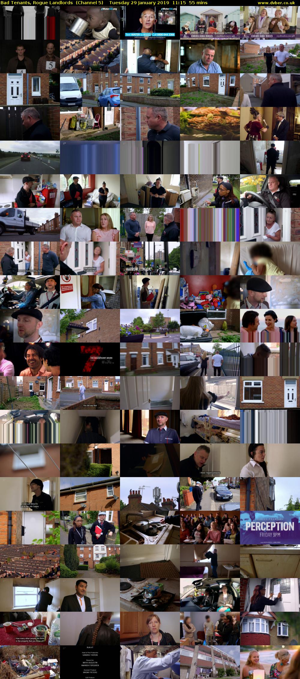 Bad Tenants, Rogue Landlords  (Channel 5) Tuesday 29 January 2019 11:15 - 12:10