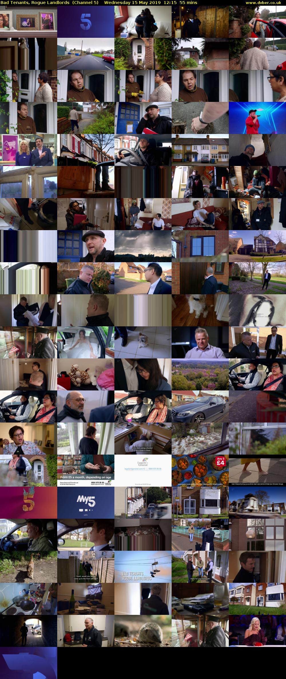Bad Tenants, Rogue Landlords  (Channel 5) Wednesday 15 May 2019 12:15 - 13:10
