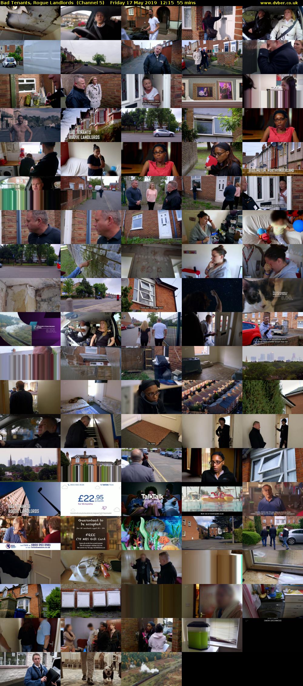 Bad Tenants, Rogue Landlords  (Channel 5) Friday 17 May 2019 12:15 - 13:10