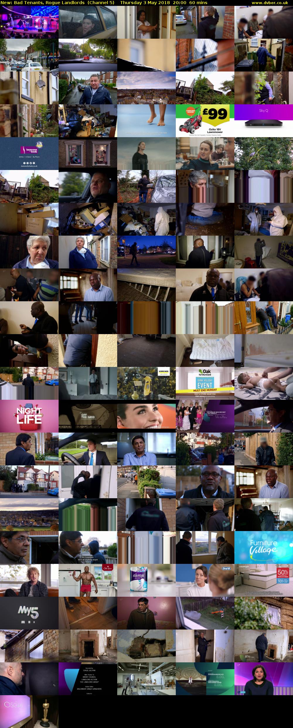 Bad Tenants, Rogue Landlords (Channel 5) Thursday 3 May 2018 20:00 - 21:00