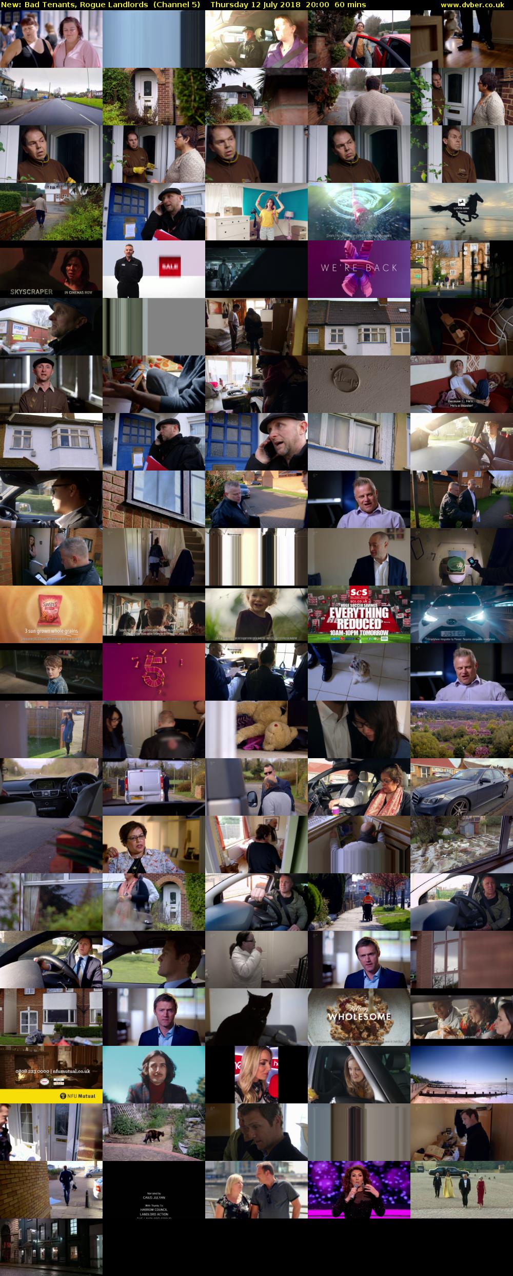 Bad Tenants, Rogue Landlords (Channel 5) Thursday 12 July 2018 20:00 - 21:00