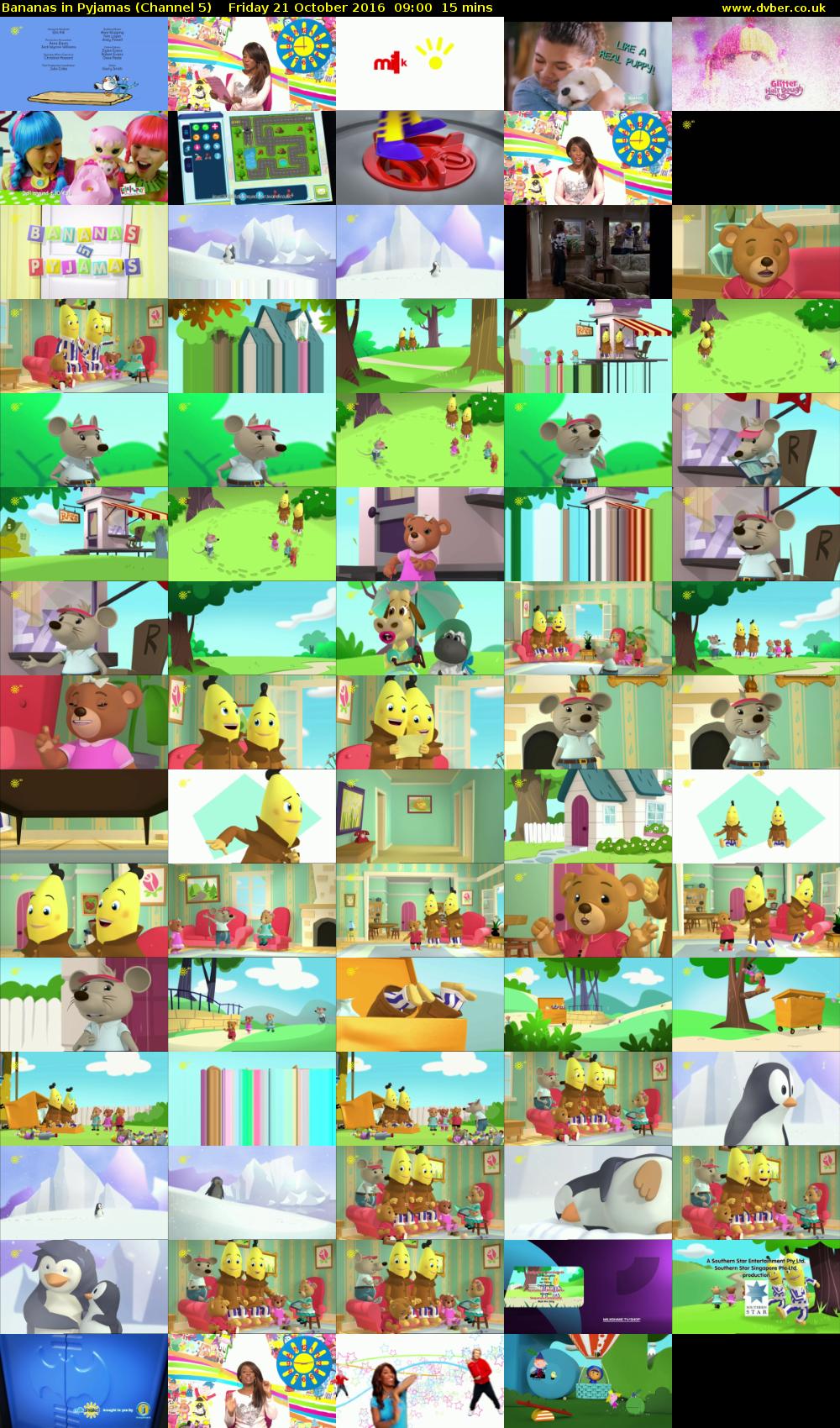 Bananas in Pyjamas (Channel 5) Friday 21 October 2016 09:00 - 09:15
