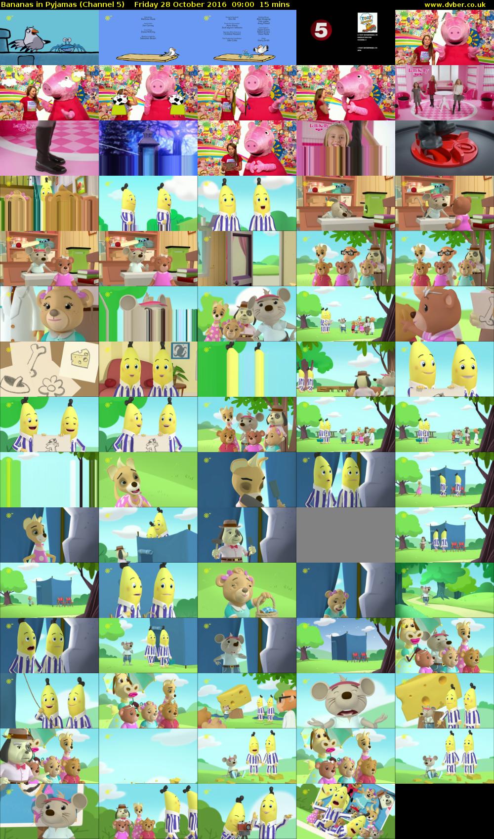 Bananas in Pyjamas (Channel 5) Friday 28 October 2016 09:00 - 09:15