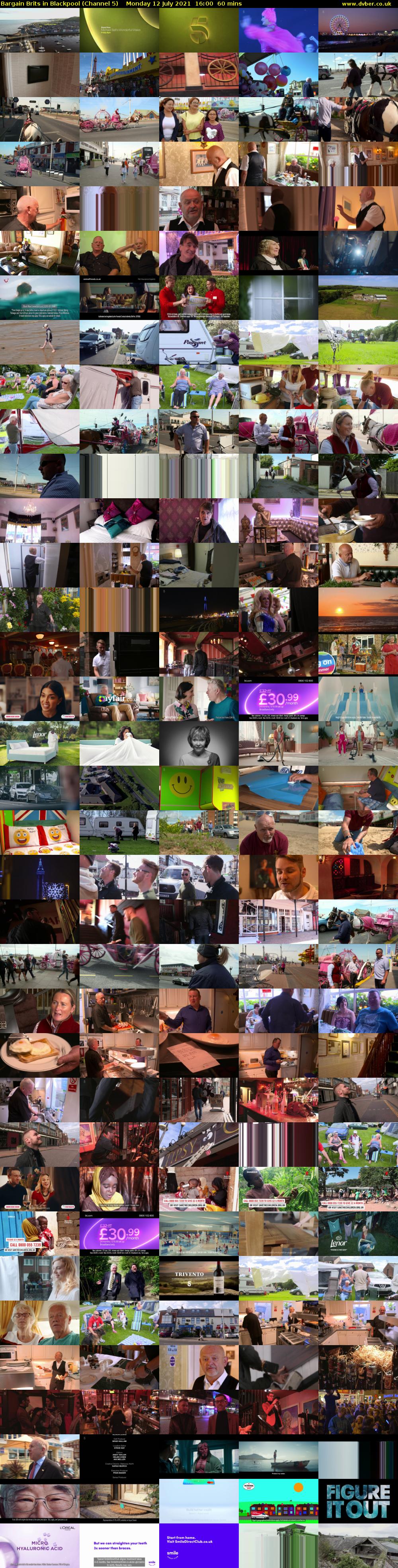 Bargain Brits in Blackpool (Channel 5) Monday 12 July 2021 16:00 - 17:00