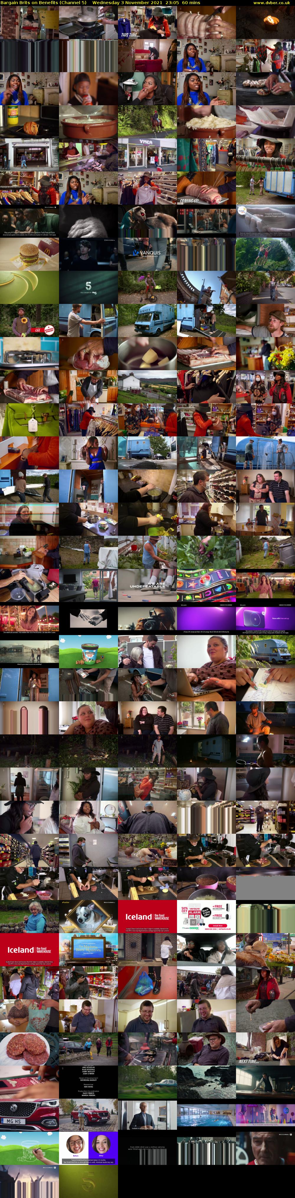 Bargain Brits on Benefits (Channel 5) Wednesday 3 November 2021 23:05 - 00:05