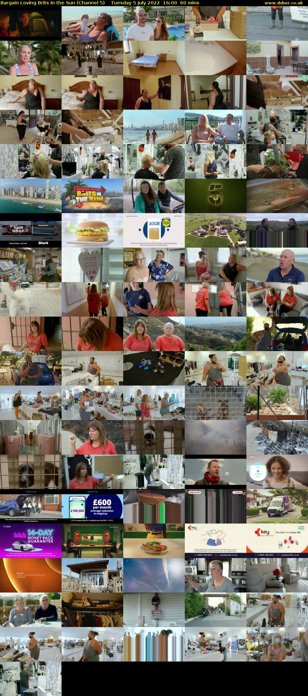 Bargain Loving Brits in the Sun (Channel 5) Tuesday 5 July 2022 16:00 - 17:00