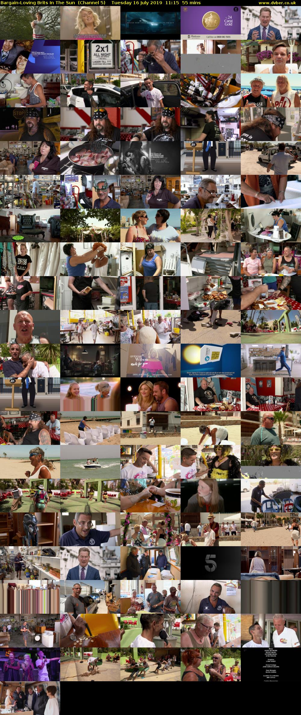 Bargain-Loving Brits In The Sun  (Channel 5) Tuesday 16 July 2019 11:15 - 12:10