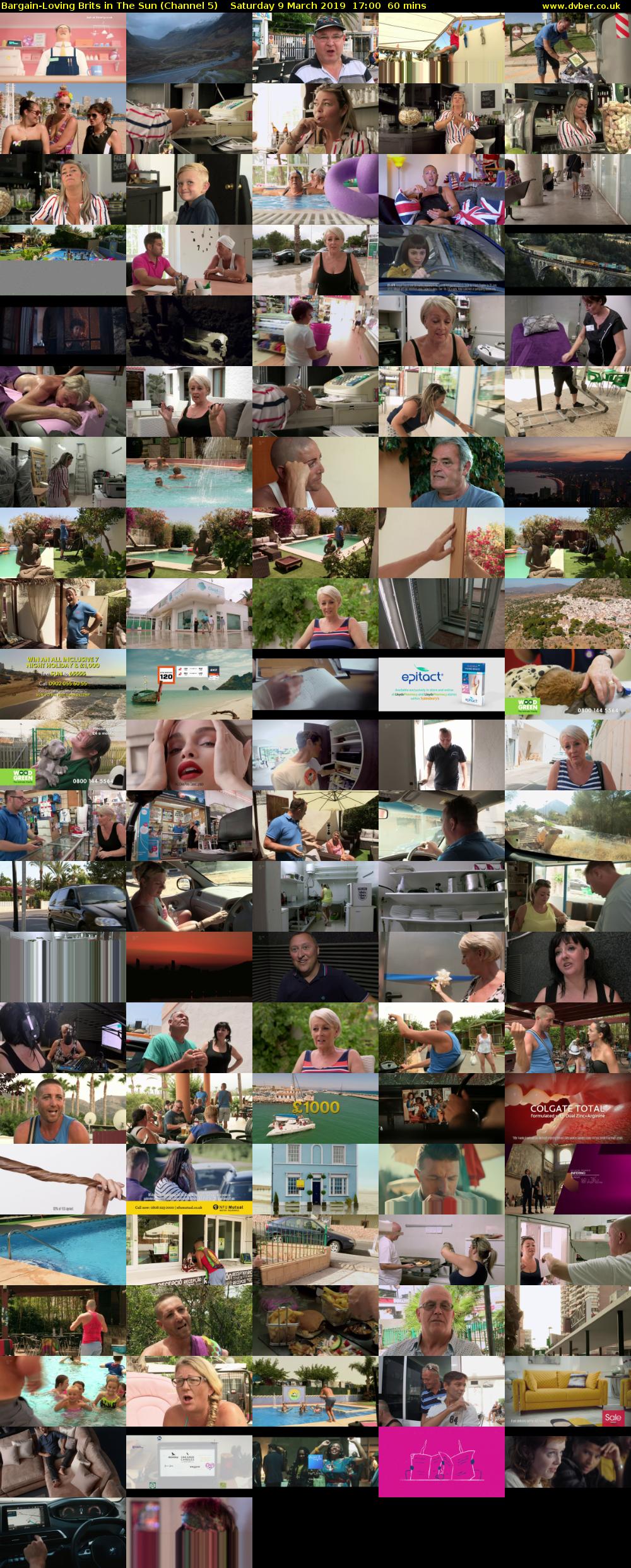 Bargain-Loving Brits in The Sun (Channel 5) Saturday 9 March 2019 17:00 - 18:00