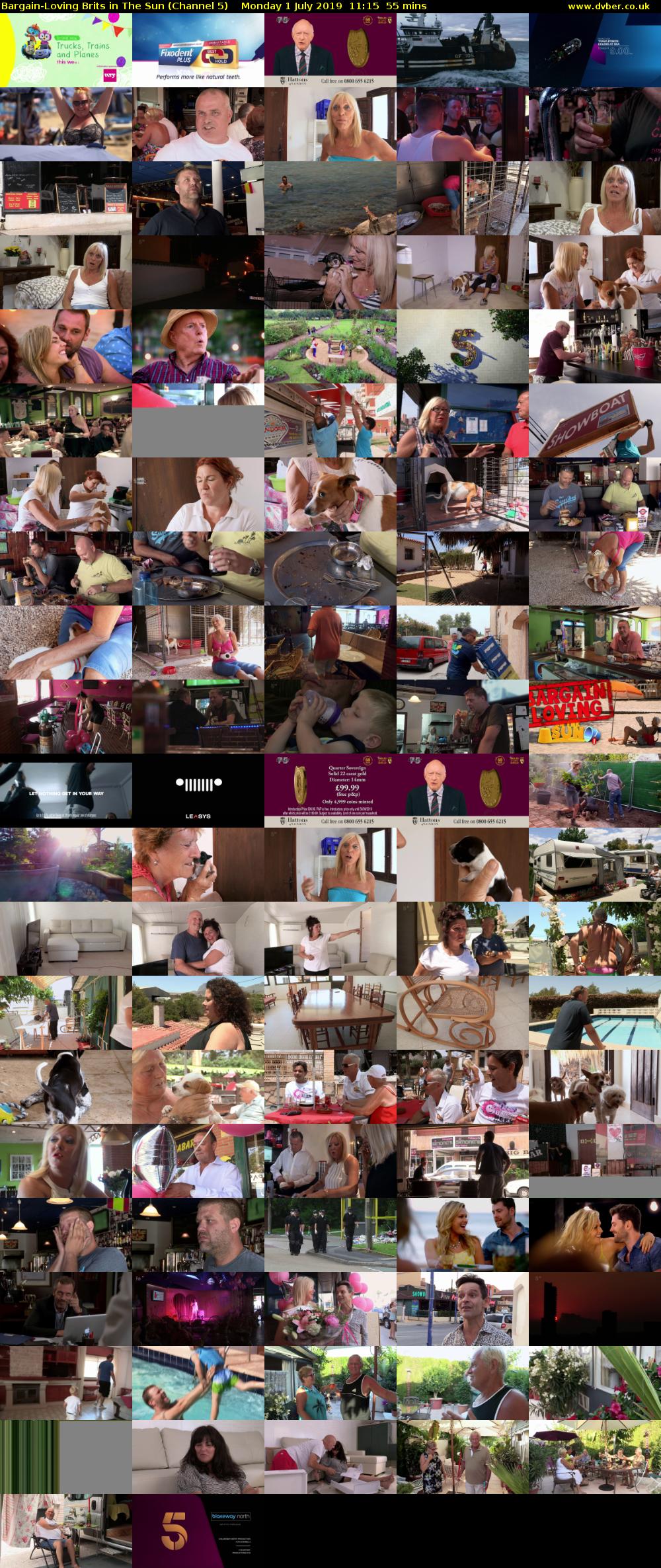 Bargain-Loving Brits in The Sun (Channel 5) Monday 1 July 2019 11:15 - 12:10