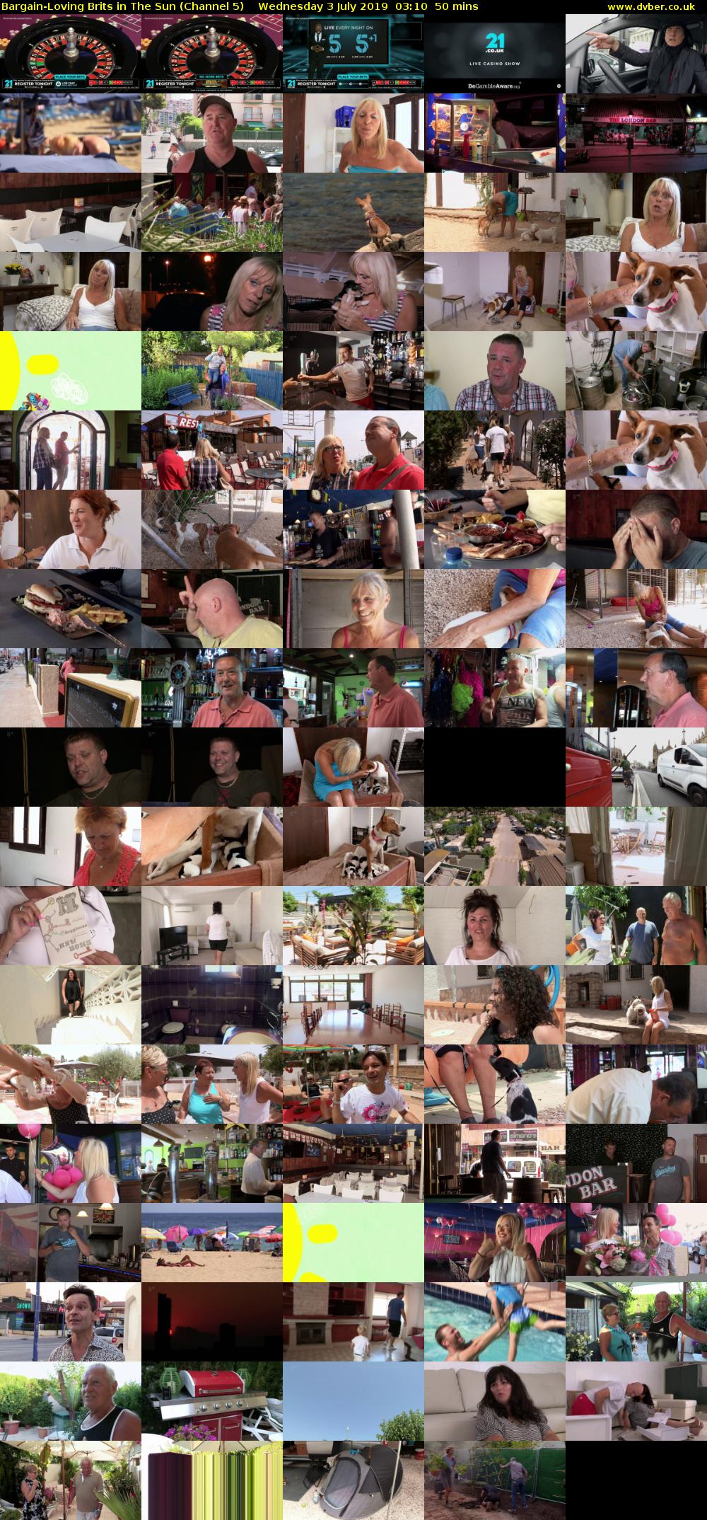 Bargain-Loving Brits in The Sun (Channel 5) Wednesday 3 July 2019 03:10 - 04:00