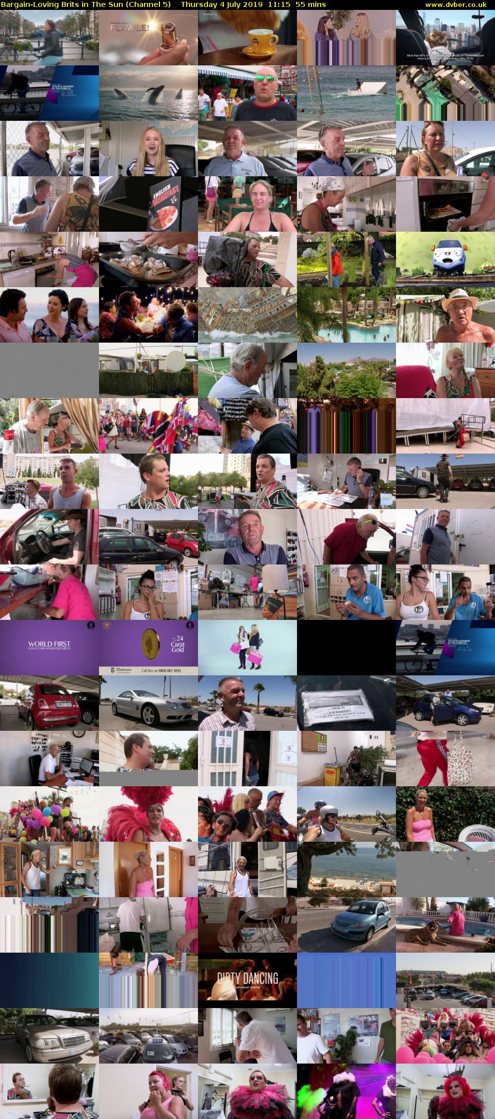 Bargain-Loving Brits in The Sun (Channel 5) Thursday 4 July 2019 11:15 - 12:10