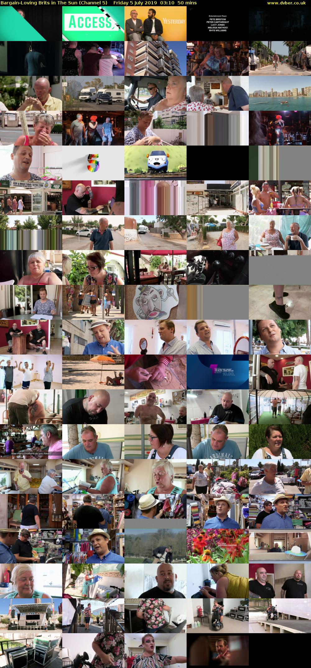Bargain-Loving Brits in The Sun (Channel 5) Friday 5 July 2019 03:10 - 04:00