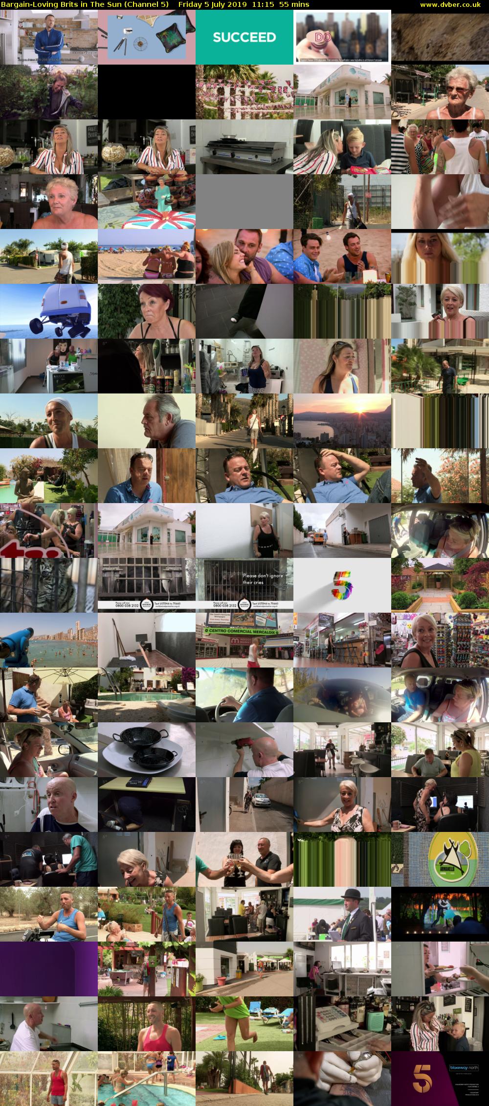 Bargain-Loving Brits in The Sun (Channel 5) Friday 5 July 2019 11:15 - 12:10