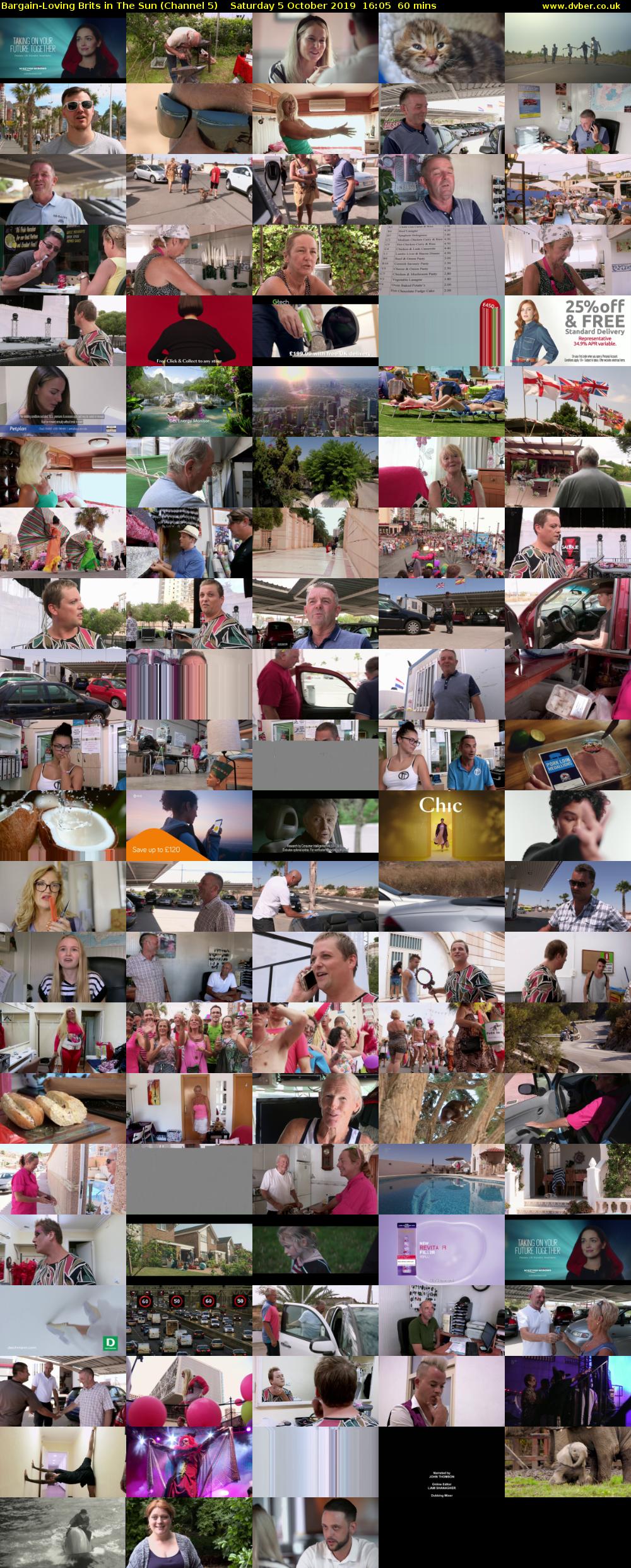 Bargain-Loving Brits in The Sun (Channel 5) Saturday 5 October 2019 16:05 - 17:05