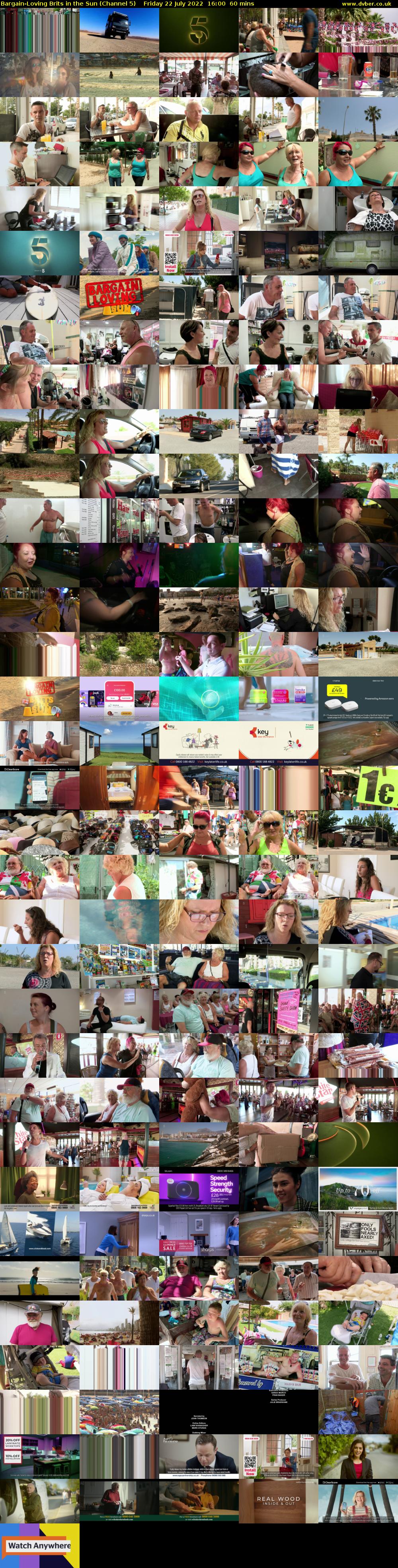 Bargain-Loving Brits in the Sun (Channel 5) Friday 22 July 2022 16:00 - 17:00