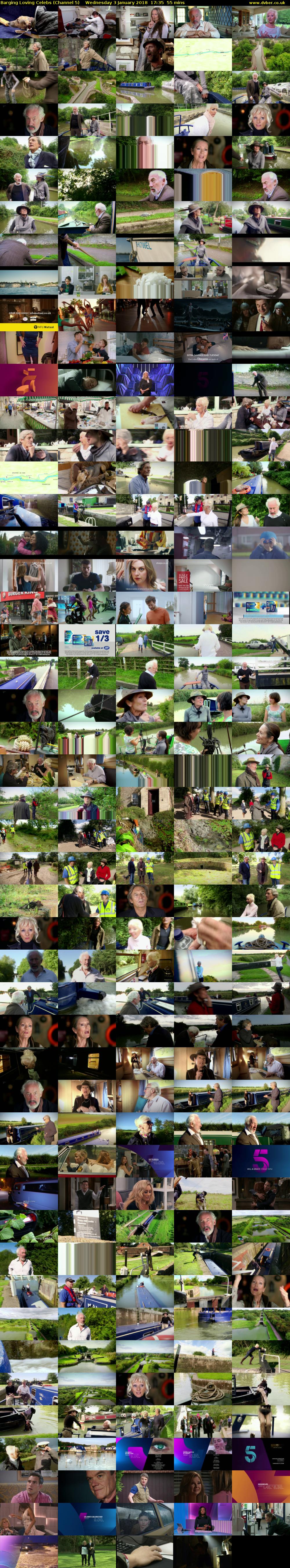 Barging Loving Celebs (Channel 5) Wednesday 3 January 2018 17:35 - 18:30