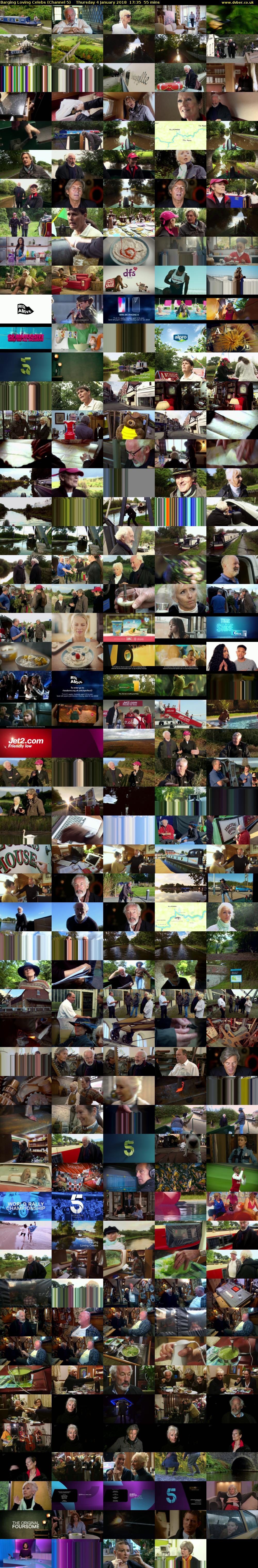 Barging Loving Celebs (Channel 5) Thursday 4 January 2018 17:35 - 18:30