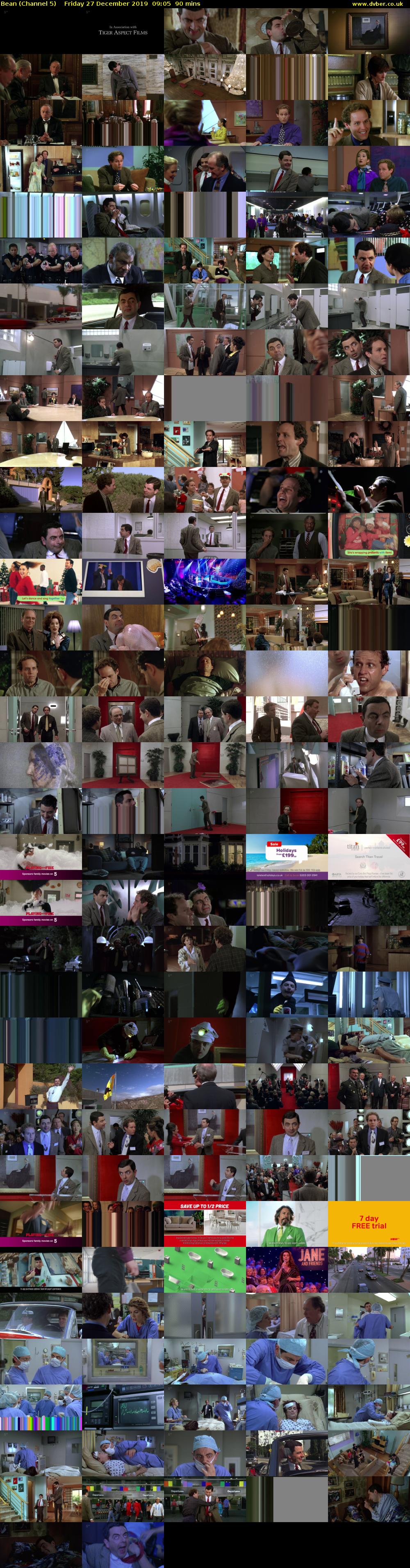 Bean (Channel 5) Friday 27 December 2019 09:05 - 10:35