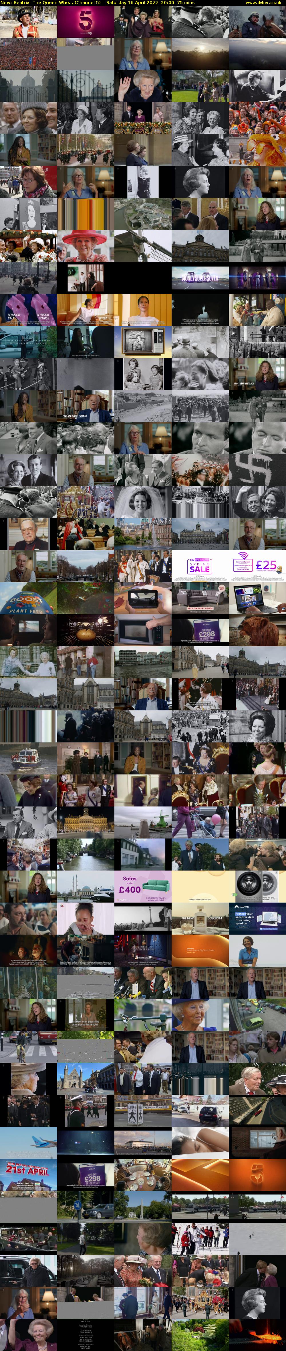 Beatrix: The Queen Who... (Channel 5) Saturday 16 April 2022 20:00 - 21:15
