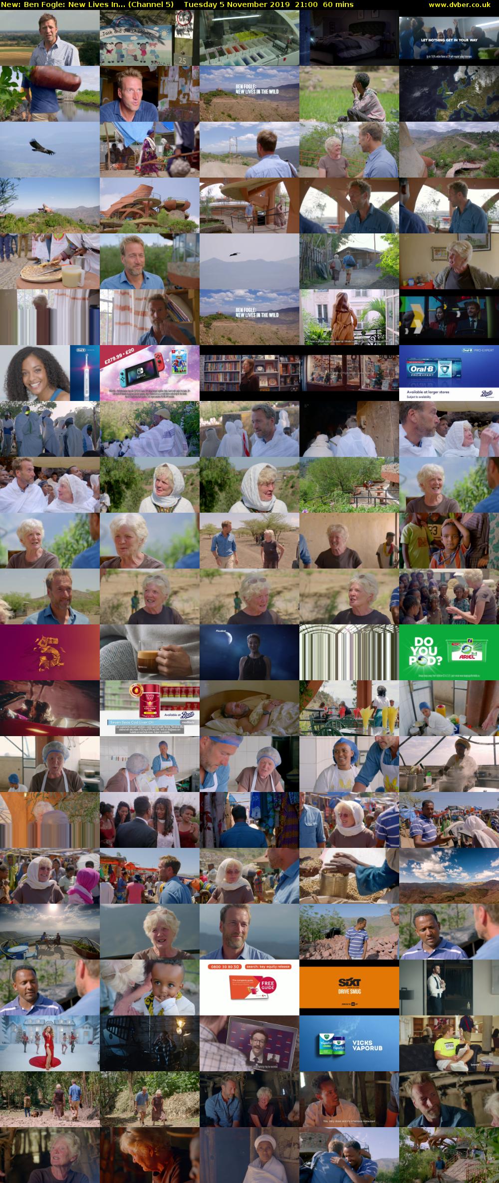 Ben Fogle: New Lives In... (Channel 5) Tuesday 5 November 2019 21:00 - 22:00