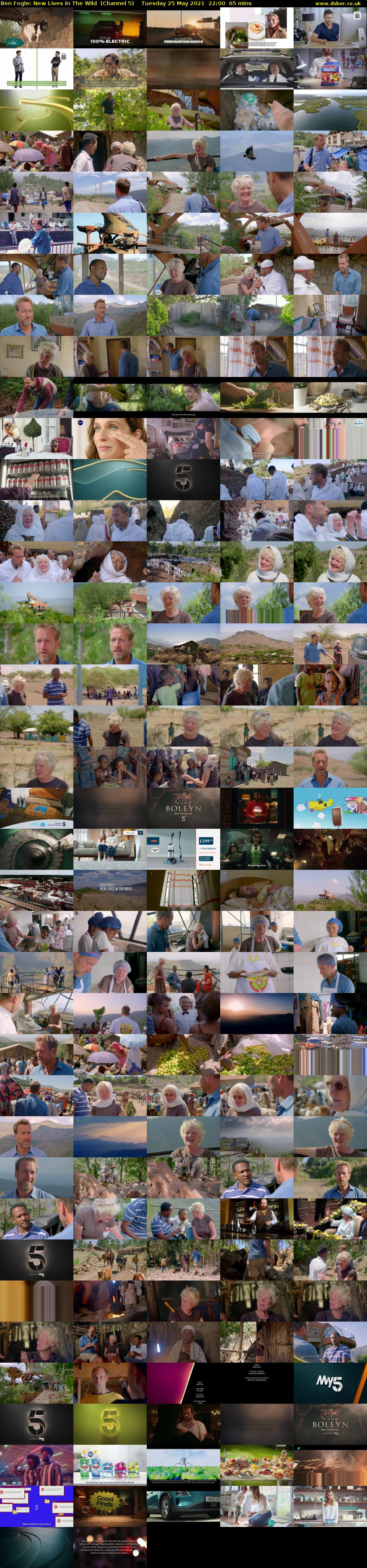 Ben Fogle: New Lives In The Wild  (Channel 5) Tuesday 25 May 2021 22:00 - 23:05