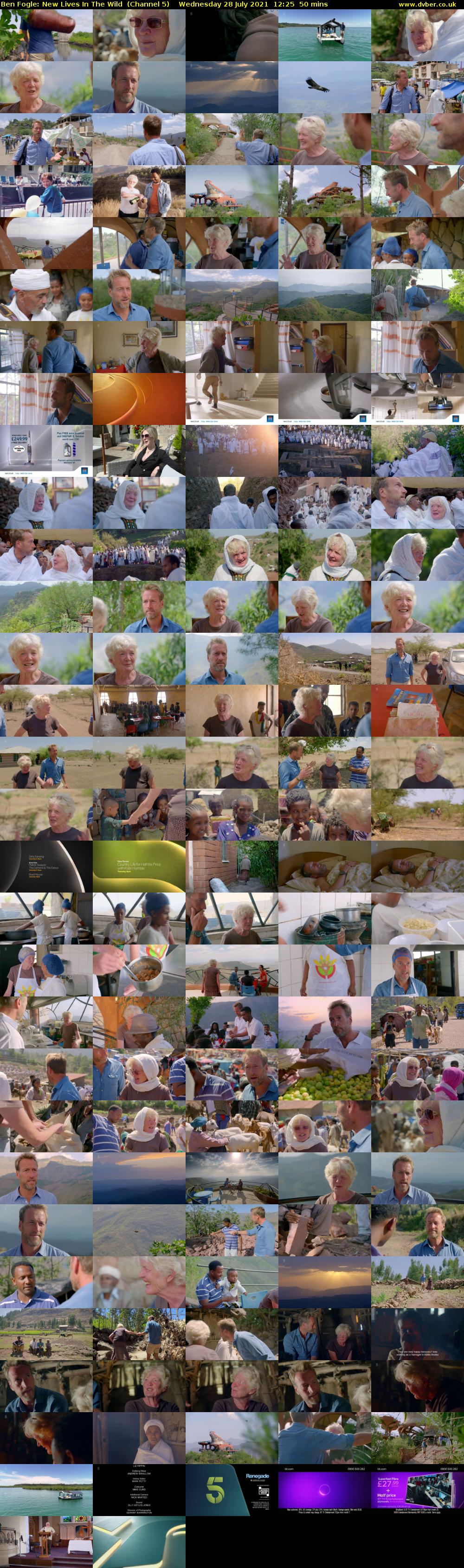Ben Fogle: New Lives In The Wild  (Channel 5) Wednesday 28 July 2021 12:25 - 13:15