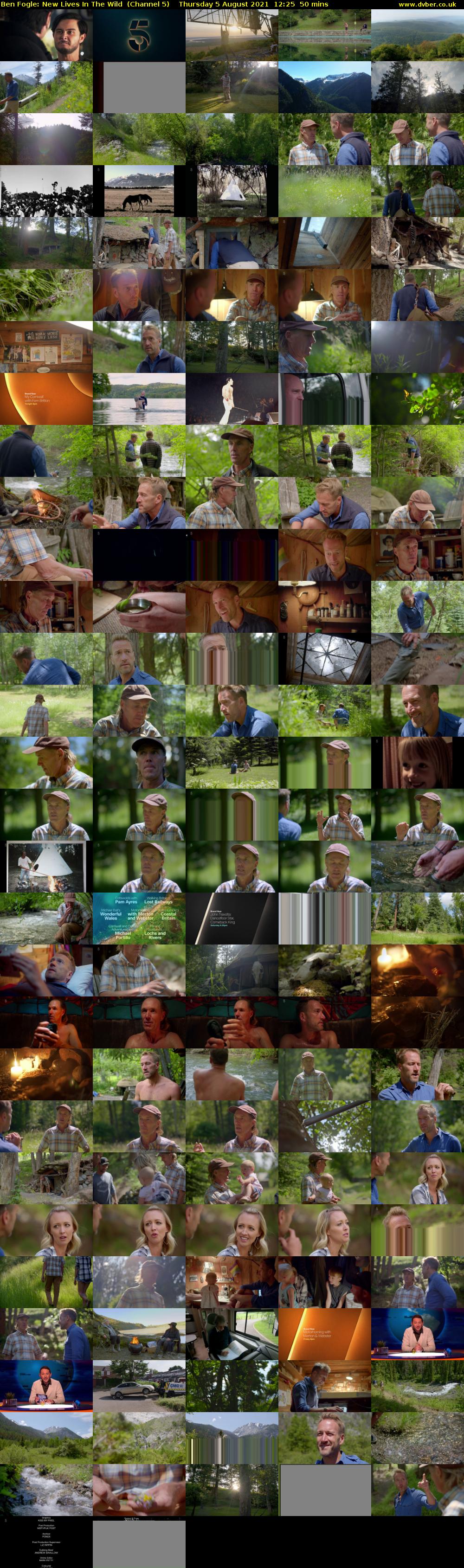 Ben Fogle: New Lives In The Wild  (Channel 5) Thursday 5 August 2021 12:25 - 13:15
