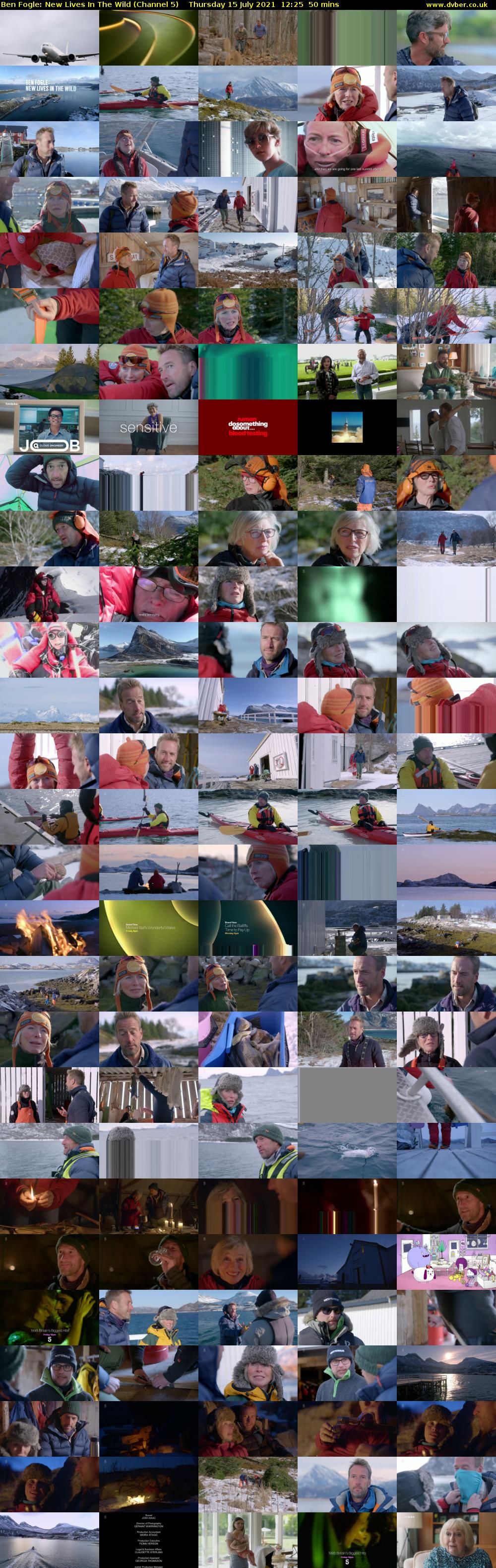 Ben Fogle: New Lives In The Wild (Channel 5) Thursday 15 July 2021 12:25 - 13:15