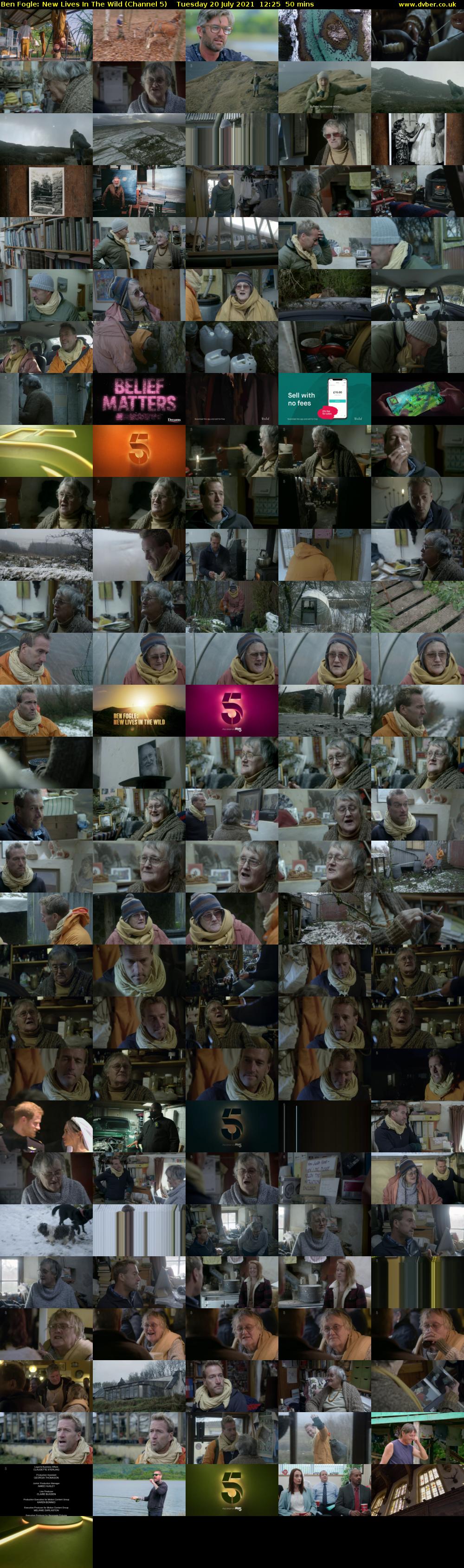Ben Fogle: New Lives In The Wild (Channel 5) Tuesday 20 July 2021 12:25 - 13:15
