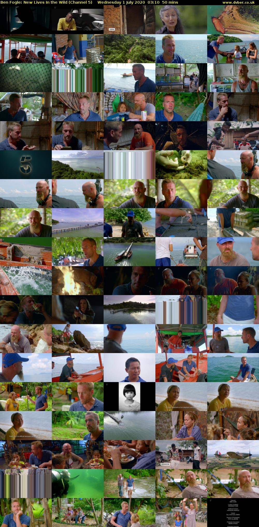 Ben Fogle: New Lives In the Wild (Channel 5) Wednesday 1 July 2020 03:10 - 04:00