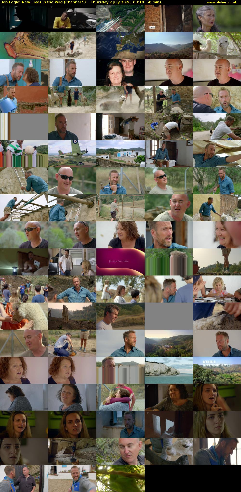 Ben Fogle: New Lives In the Wild (Channel 5) Thursday 2 July 2020 03:10 - 04:00