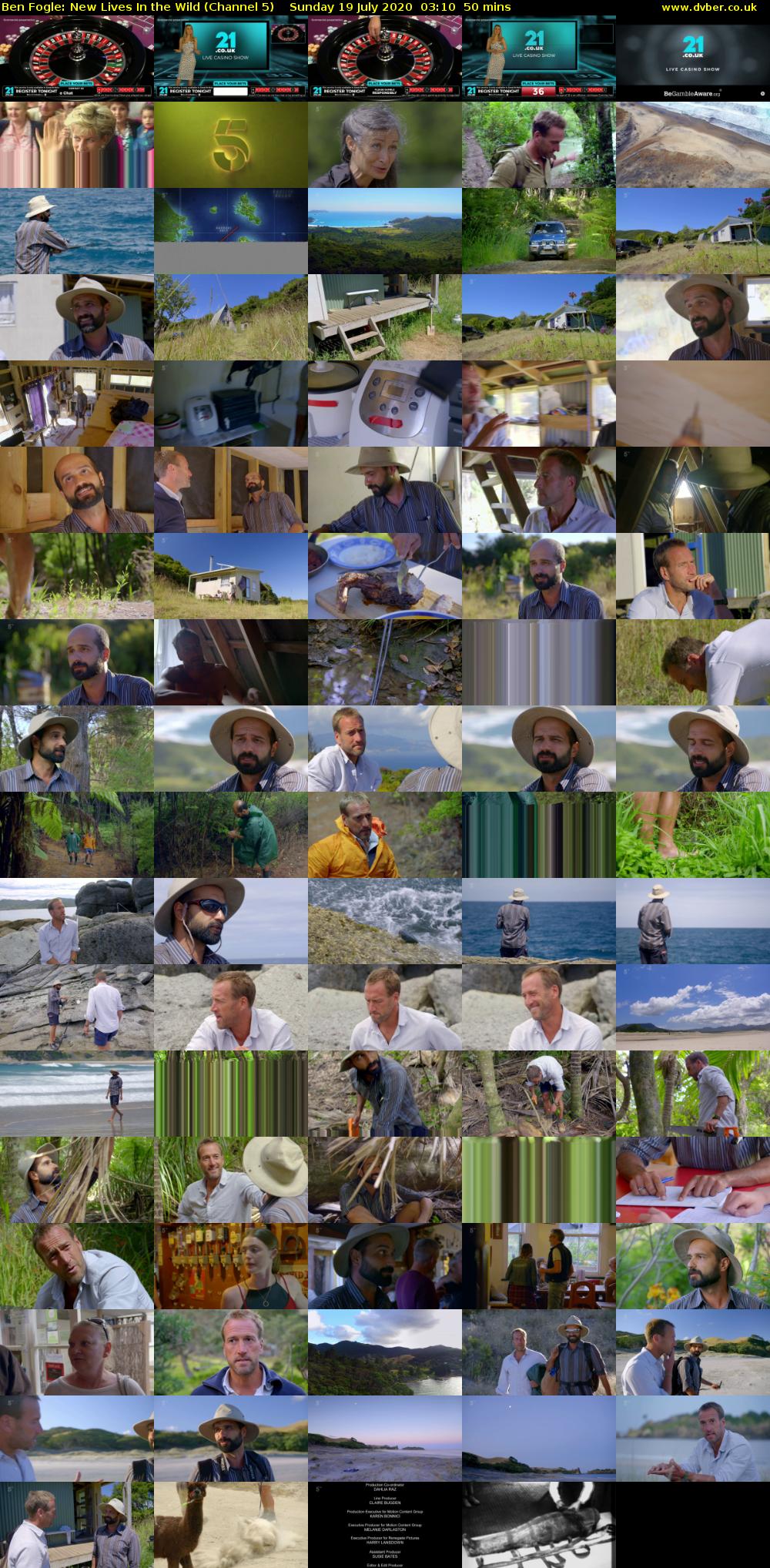 Ben Fogle: New Lives In the Wild (Channel 5) Sunday 19 July 2020 03:10 - 04:00