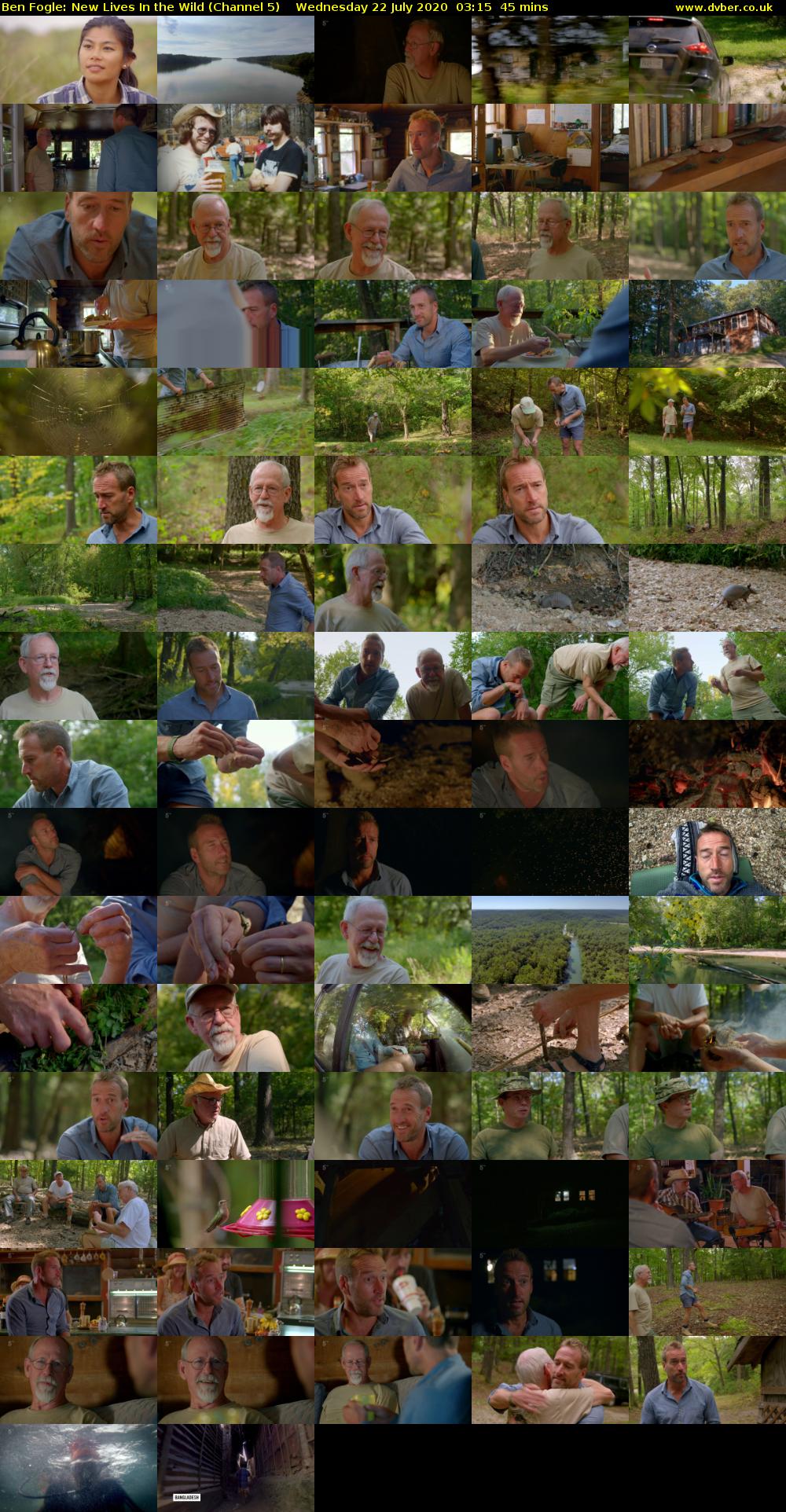 Ben Fogle: New Lives In the Wild (Channel 5) Wednesday 22 July 2020 03:15 - 04:00