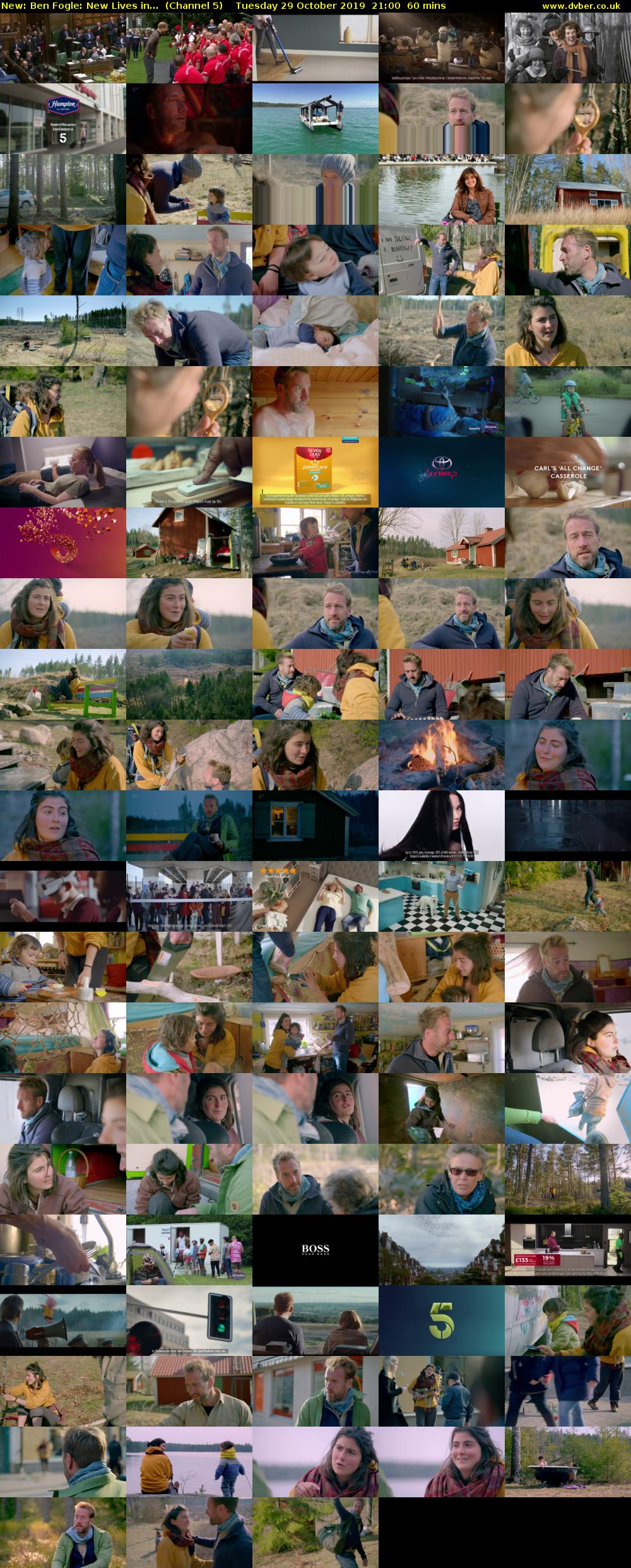 Ben Fogle: New Lives in... (Channel 5) Tuesday 29 October 2019 21:00 - 22:00