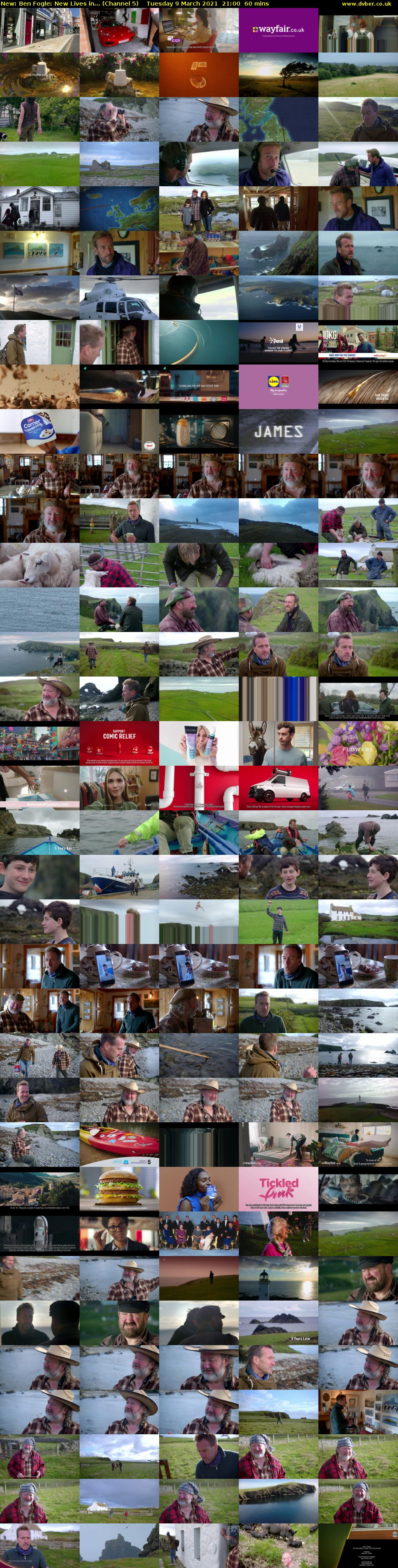 Ben Fogle: New Lives in... (Channel 5) Tuesday 9 March 2021 21:00 - 22:00