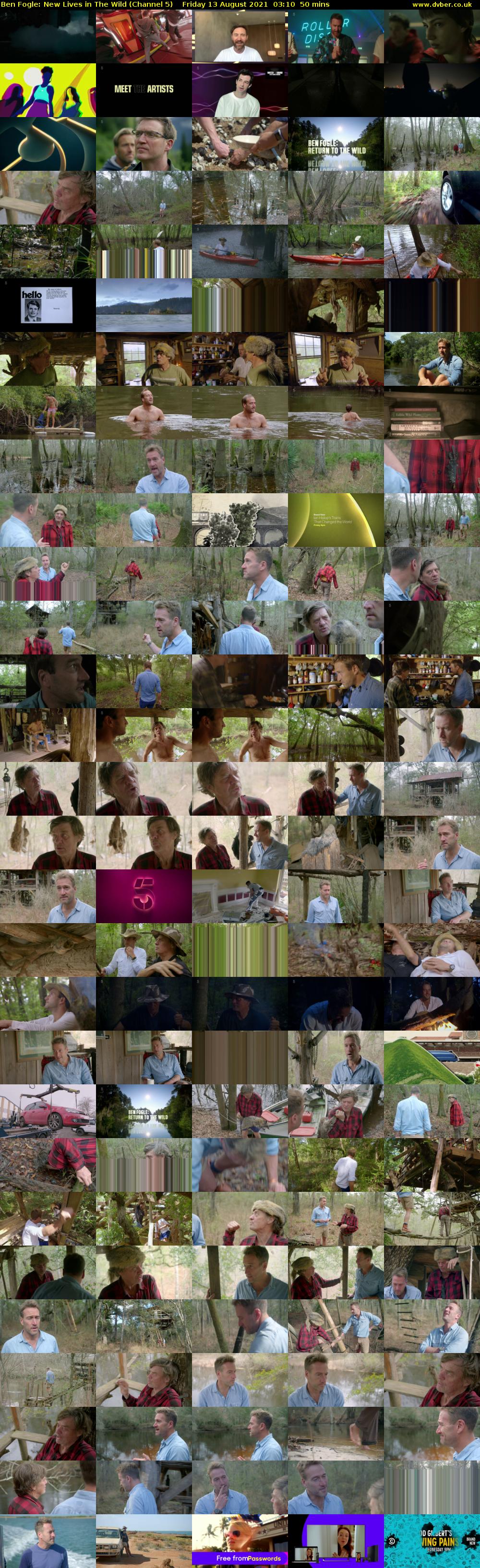Ben Fogle: New Lives in The Wild (Channel 5) Friday 13 August 2021 03:10 - 04:00
