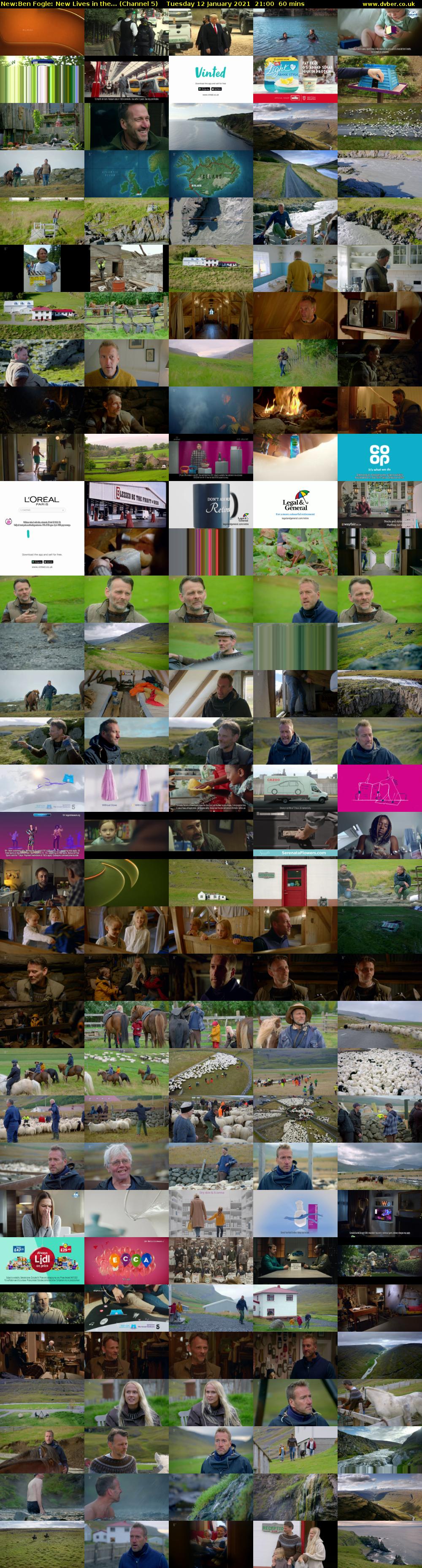 Ben Fogle: New Lives in the... (Channel 5) Tuesday 12 January 2021 21:00 - 22:00
