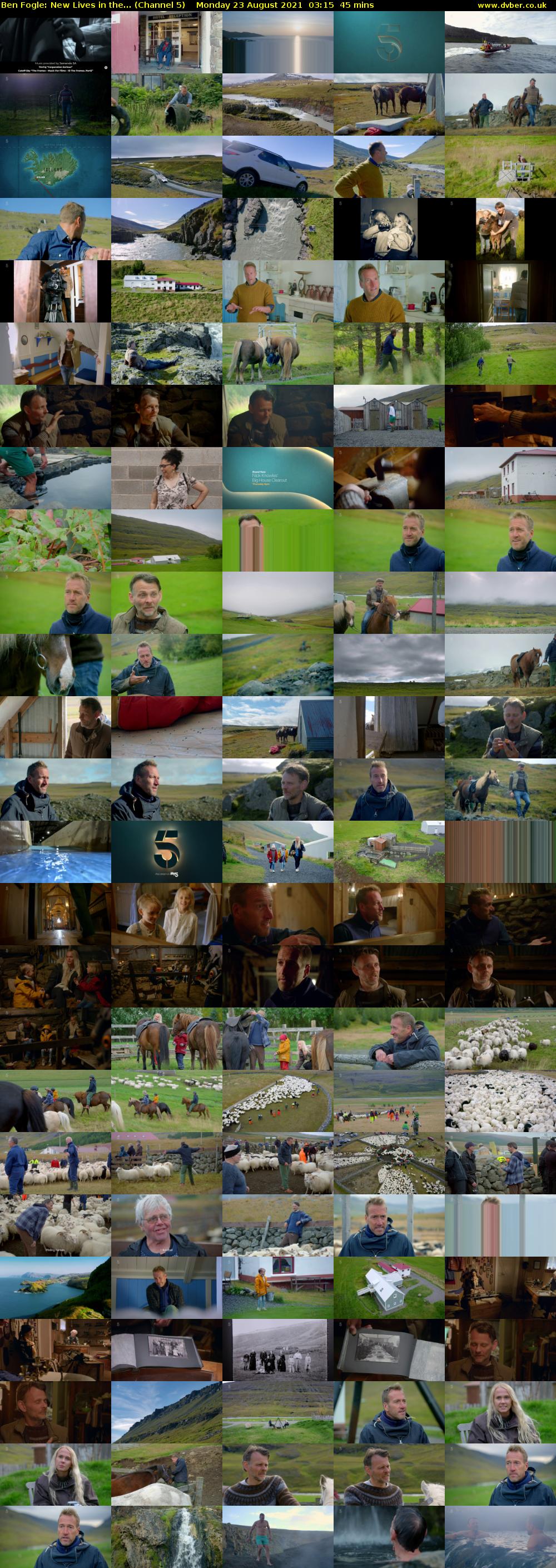 Ben Fogle: New Lives in the... (Channel 5) Monday 23 August 2021 03:15 - 04:00