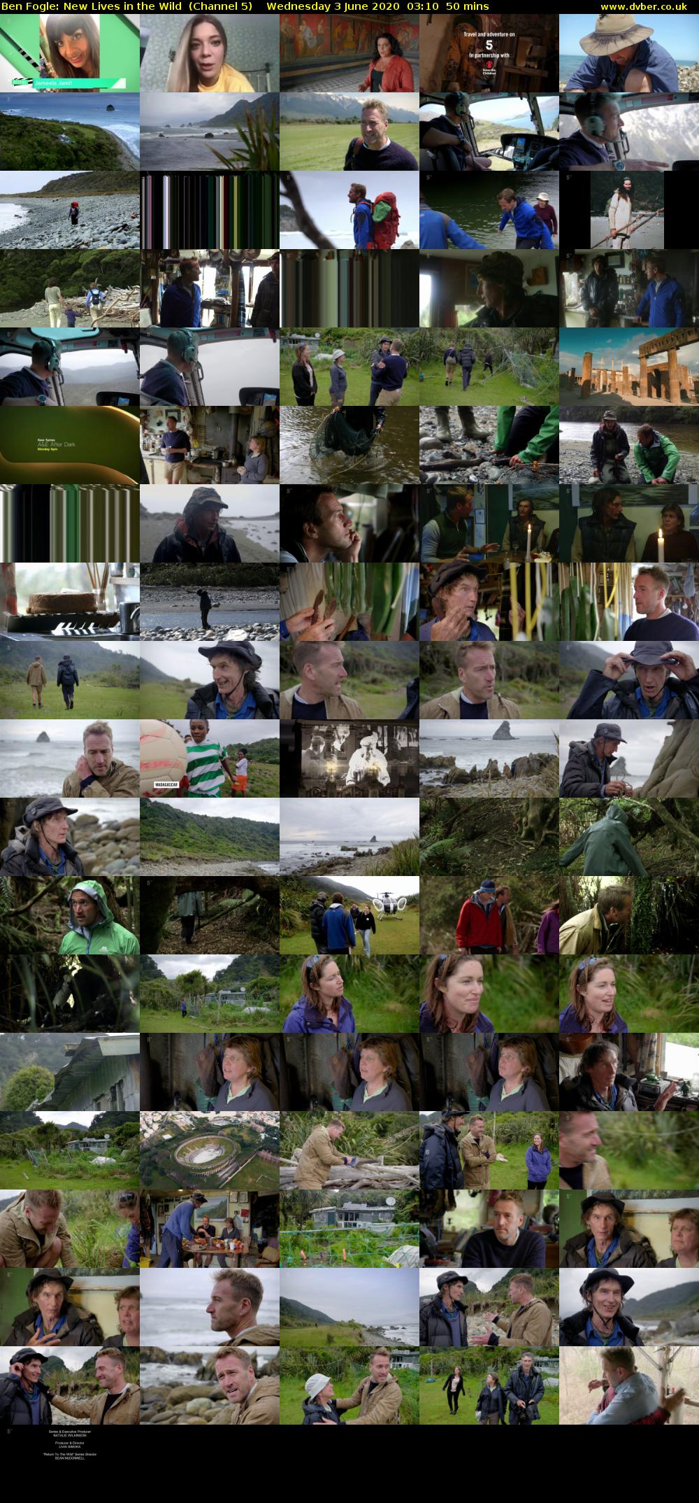 Ben Fogle: New Lives in the Wild  (Channel 5) Wednesday 3 June 2020 03:10 - 04:00