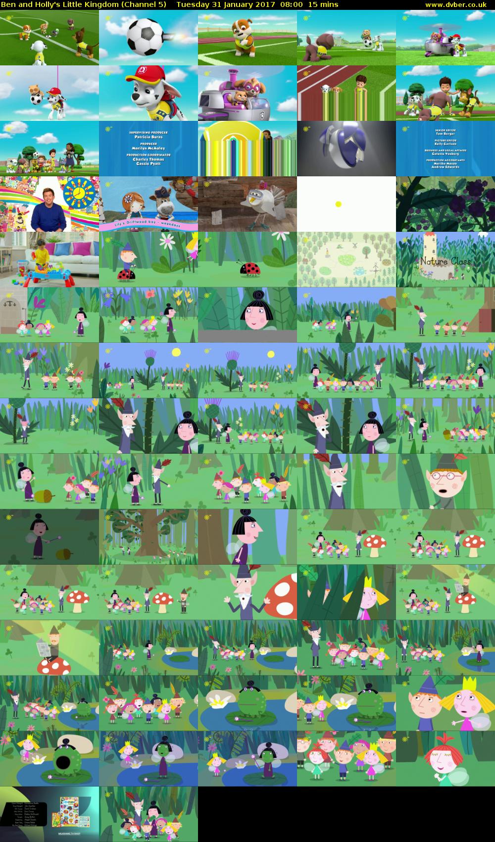 Ben and Holly's Little Kingdom (Channel 5) Tuesday 31 January 2017 08:00 - 08:15