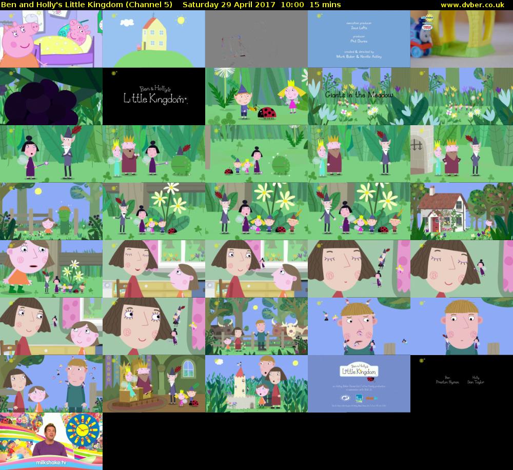 Ben and Holly's Little Kingdom (Channel 5) Saturday 29 April 2017 10:00 - 10:15