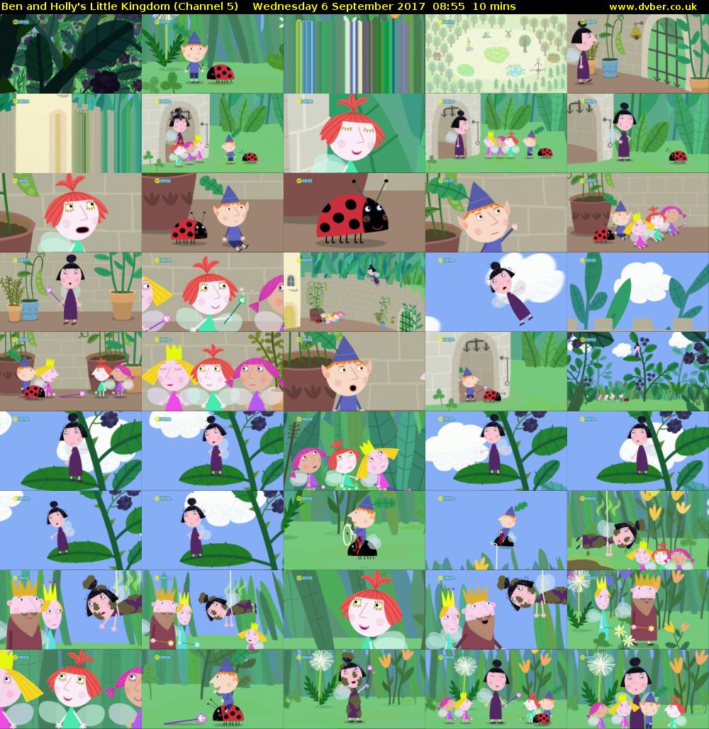 Ben and Holly's Little Kingdom (Channel 5) Wednesday 6 September 2017 08:55 - 09:05