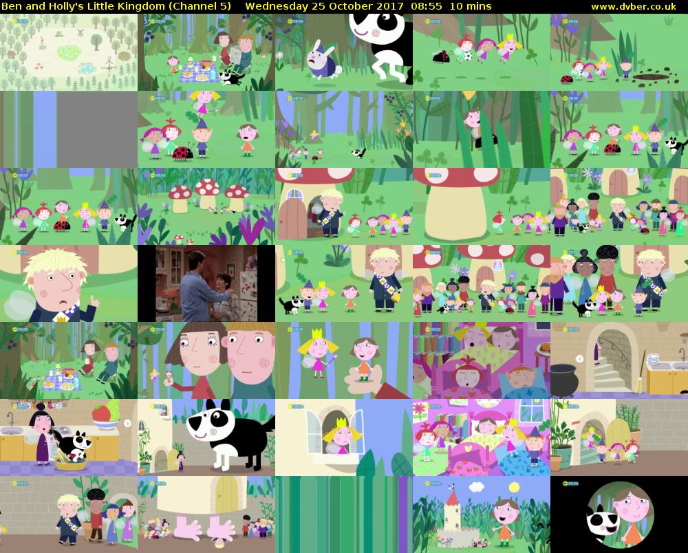 Ben and Holly's Little Kingdom (Channel 5) Wednesday 25 October 2017 08:55 - 09:05