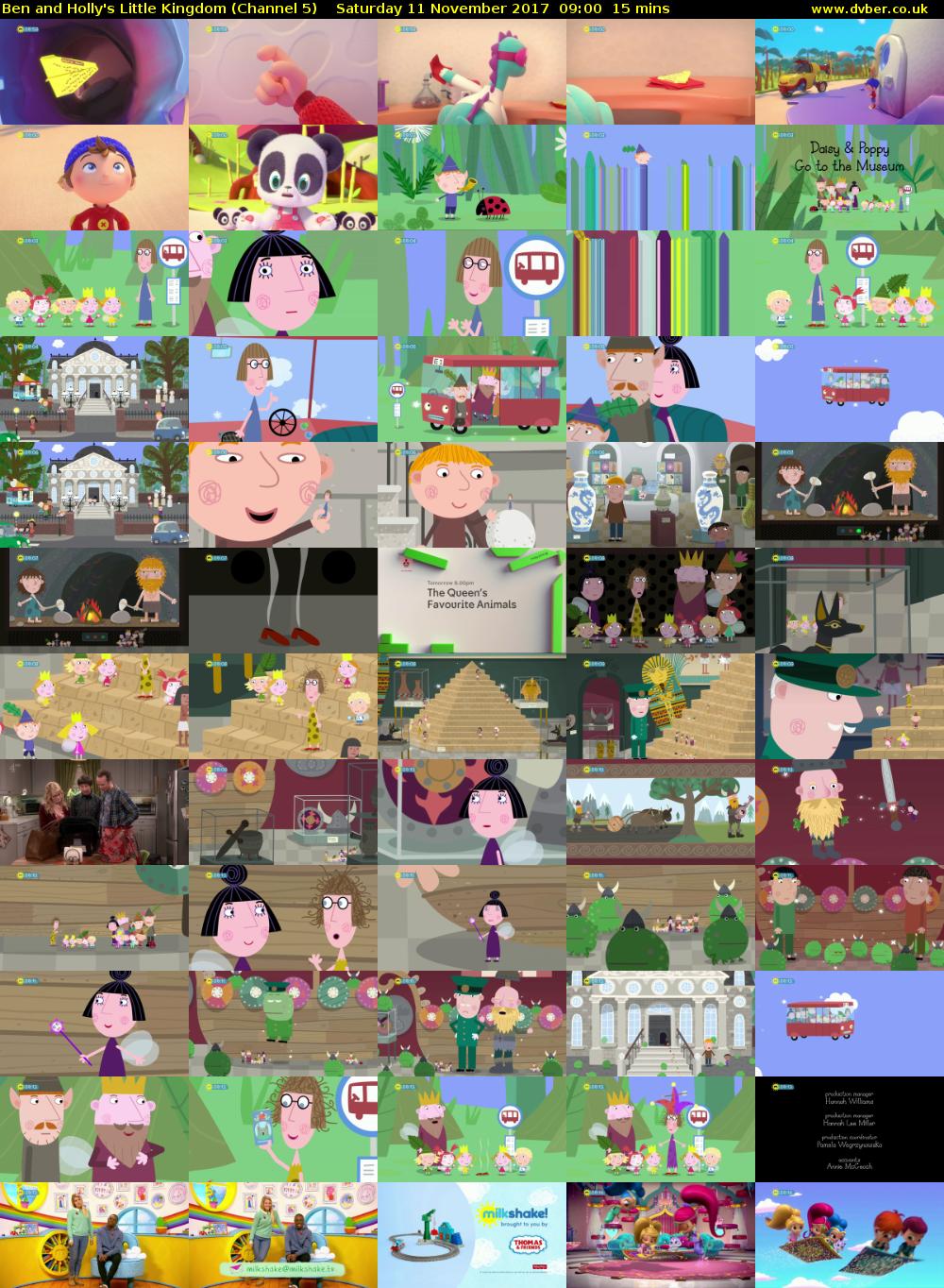 Ben and Holly's Little Kingdom (Channel 5) Saturday 11 November 2017 09:00 - 09:15