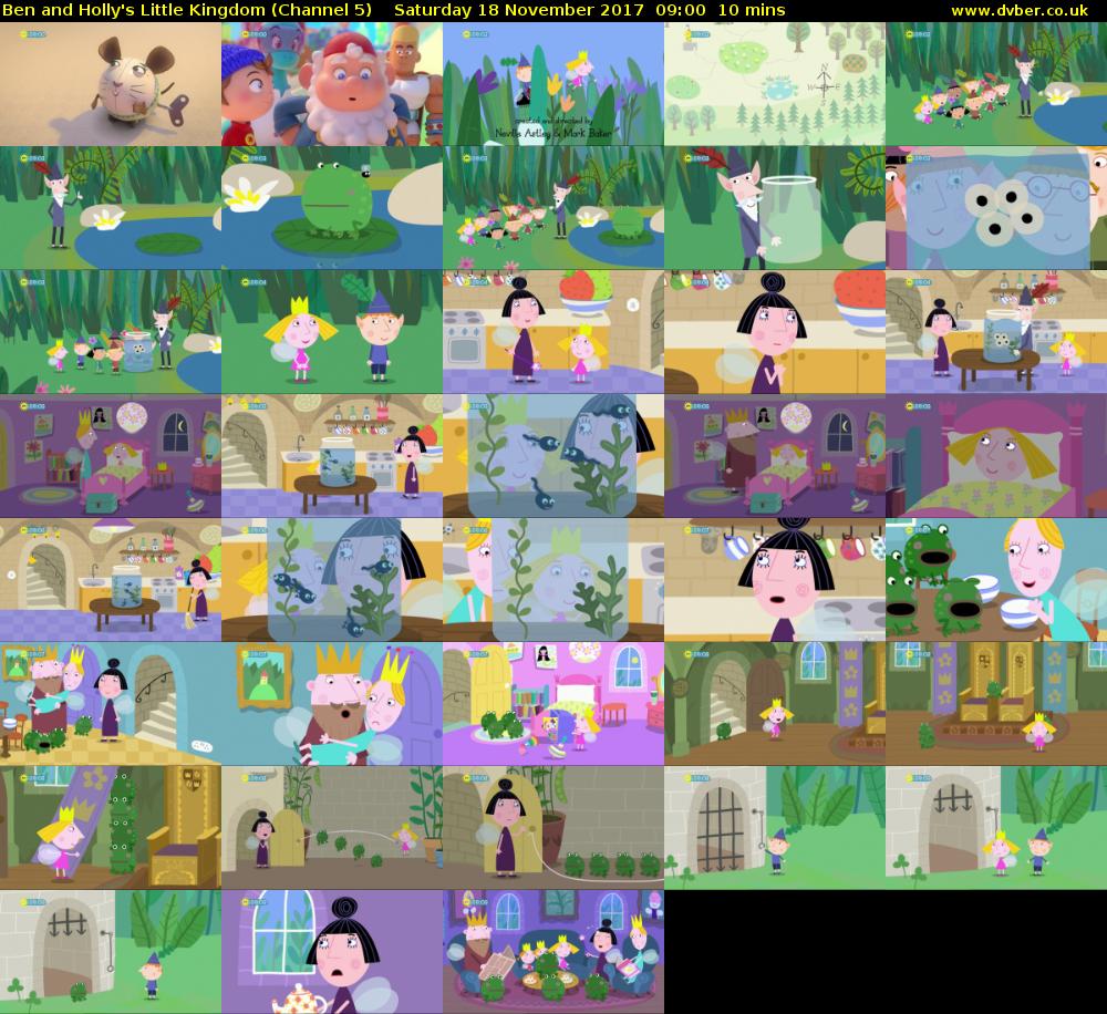 Ben and Holly's Little Kingdom (Channel 5) Saturday 18 November 2017 09:00 - 09:10