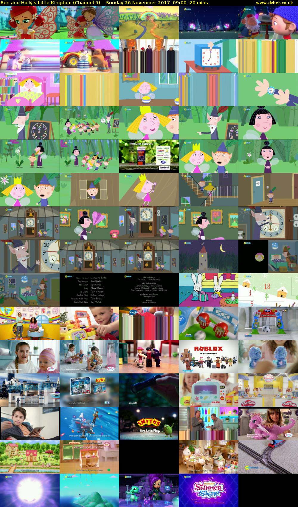 Ben and Holly's Little Kingdom (Channel 5) Sunday 26 November 2017 09:00 - 09:20