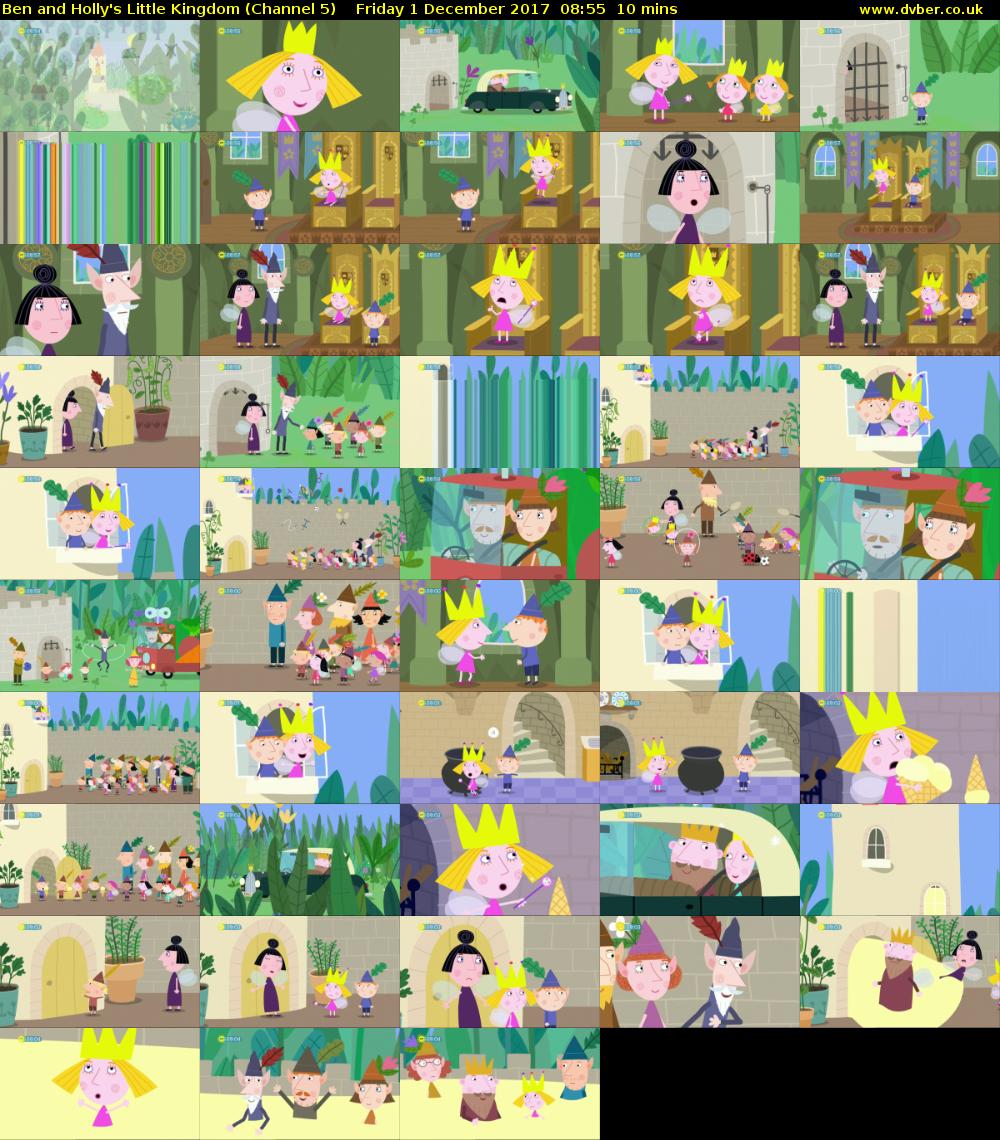 Ben and Holly's Little Kingdom (Channel 5) Friday 1 December 2017 08:55 - 09:05