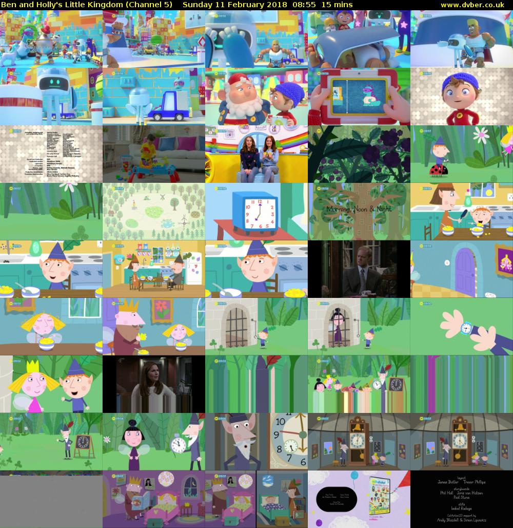 Ben and Holly's Little Kingdom (Channel 5) Sunday 11 February 2018 08:55 - 09:10