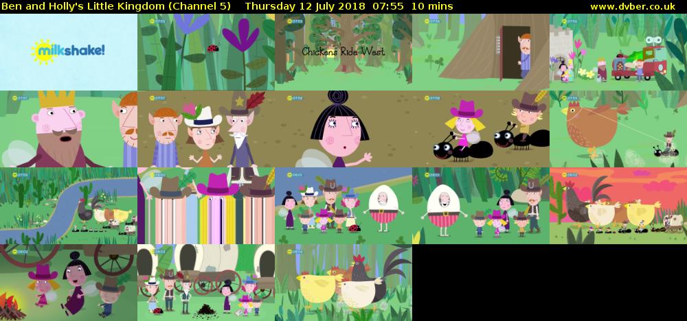 Ben and Holly's Little Kingdom (Channel 5) Thursday 12 July 2018 07:55 - 08:05