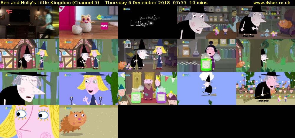 Ben and Holly's Little Kingdom (Channel 5) Thursday 6 December 2018 07:55 - 08:05